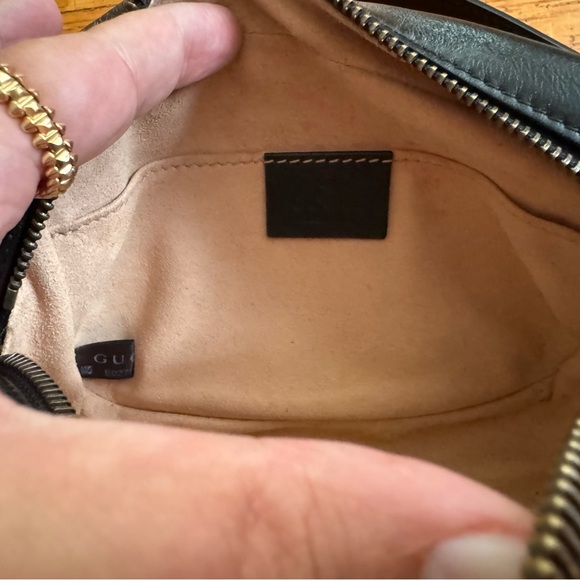 Gucci GG Marmont Mini Shoulder Bag in Black - Picture 13 of 15